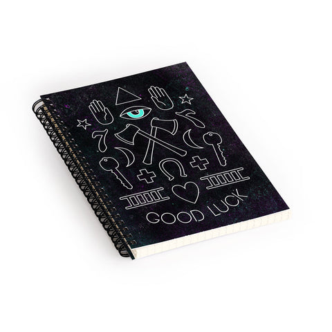 Wesley Bird Good Luck Spiral Notebook