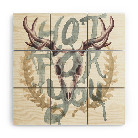 Wesley Bird Hot For You Wood Wall Mural