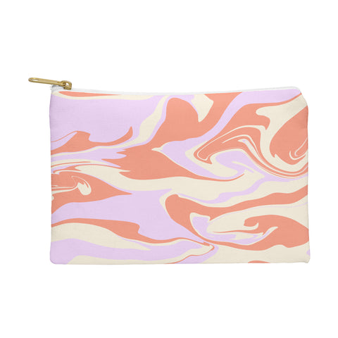 Wesley Bird Hypnotic Camo Peach Pouch