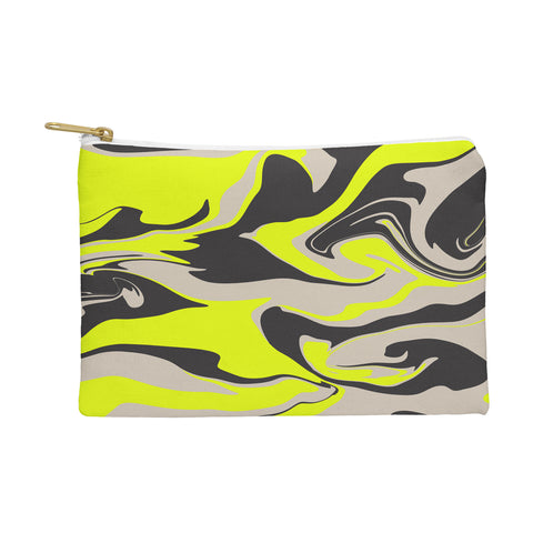Wesley Bird Hypnotic Camo Yellow Pouch