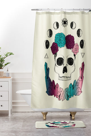 Wesley Bird Live Forever Shower Curtain And Mat