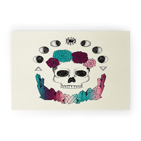 Wesley Bird Live Forever Welcome Mat