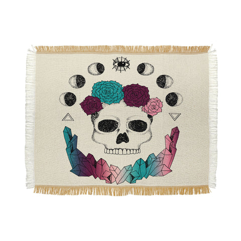 Wesley Bird Live Forever Throw Blanket