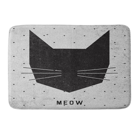 Wesley Bird Meow Memory Foam Bath Mat