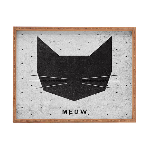 Wesley Bird Meow Rectangular Tray