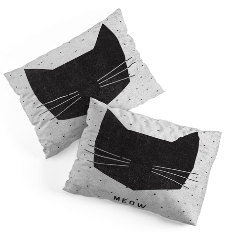 Wesley Bird Meow Pillow Shams