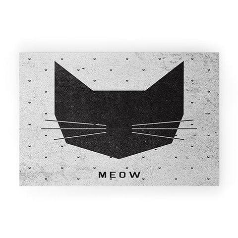 Wesley Bird Meow Welcome Mat