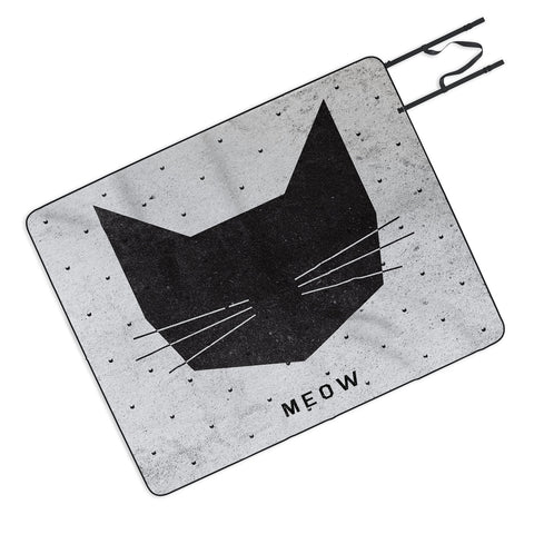 Wesley Bird Meow Picnic Blanket
