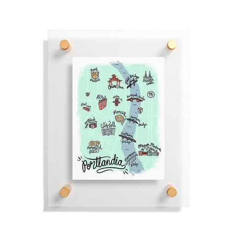 Wesley Bird PORTLANDIA Floating Acrylic Print