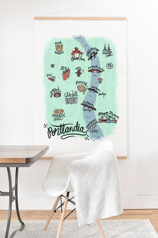 Wesley Bird PORTLANDIA Art Print And Hanger