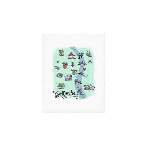 Wesley Bird PORTLANDIA Art Print