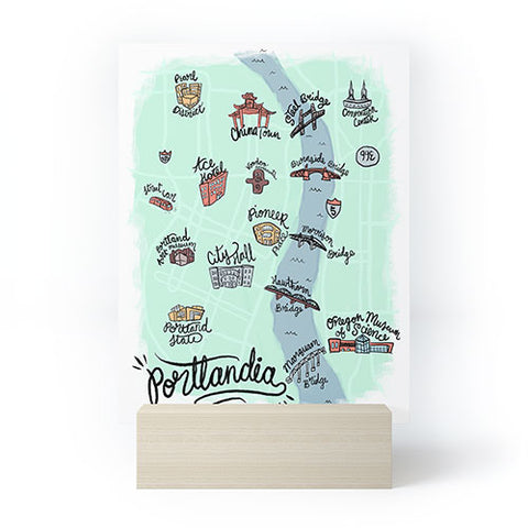 Wesley Bird PORTLANDIA Mini Art Print