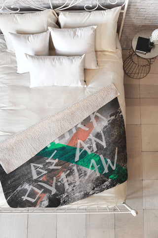 Wesley Bird Rather Be An Outlaw Fleece Throw Blanket