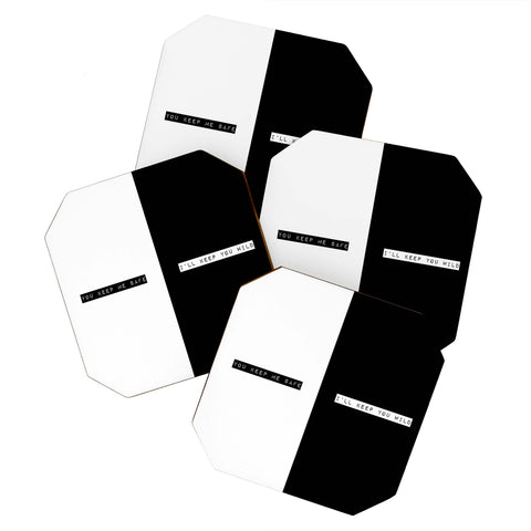 Wesley Bird Safe And Wild Coaster Set