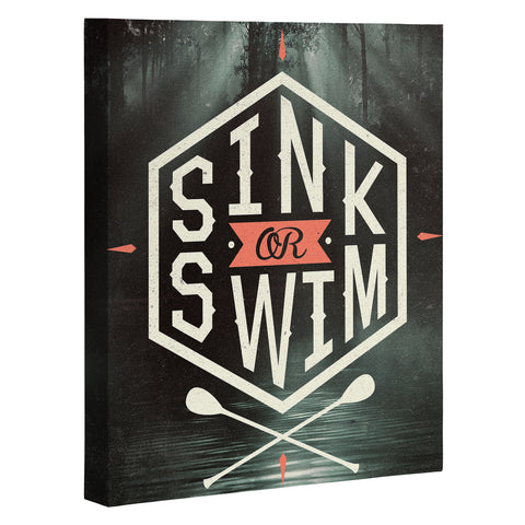 Wesley Bird Sink Or Swim Art Canvas