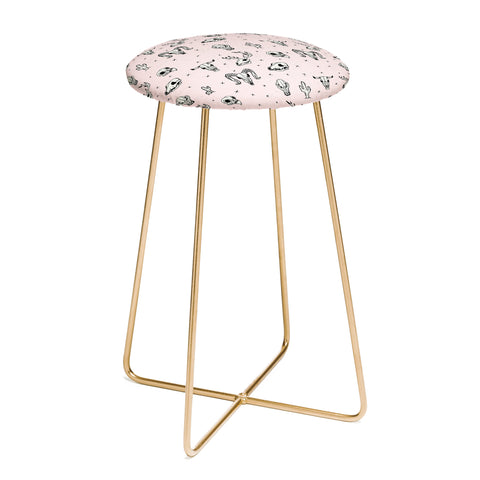 Wesley Bird Treasures at Sunset Counter Stool