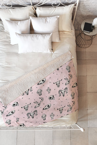 Wesley Bird Treasures at Sunset Fleece Throw Blanket