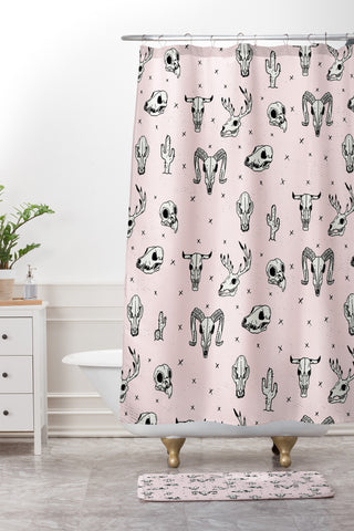 Wesley Bird Treasures at Sunset Shower Curtain And Mat