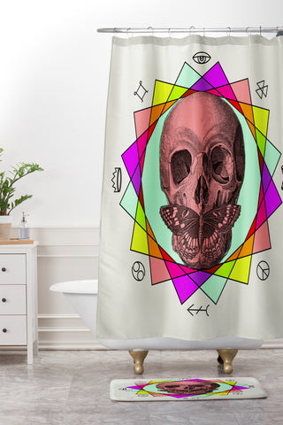 Wesley Bird True Sign Art Shower Curtain And Mat