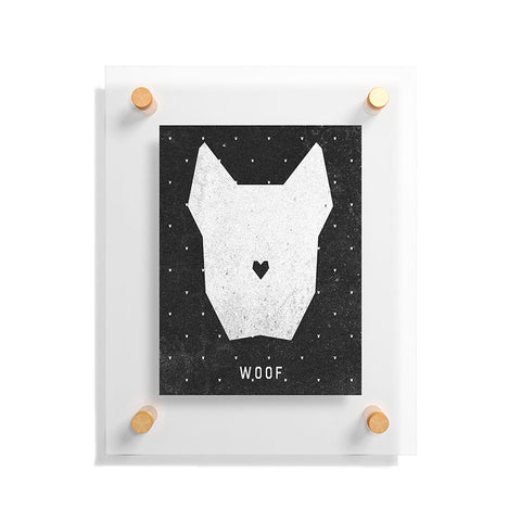 Wesley Bird Woof Floating Acrylic Print