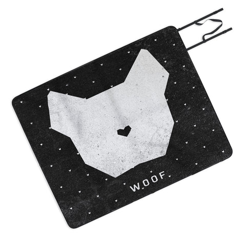 Wesley Bird Woof Picnic Blanket