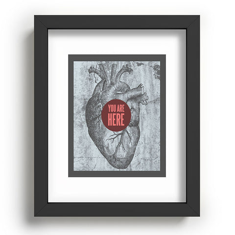 Wesley Bird You Are Here Recessed Framing Rectangle