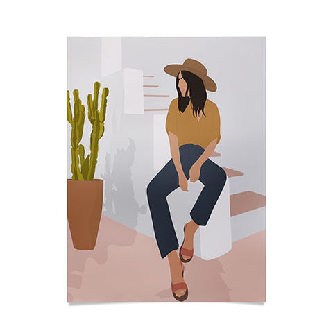 Windsor Rose Desert Lady Poster