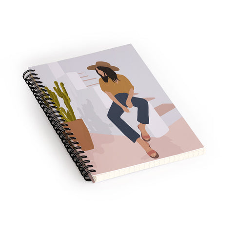 Windsor Rose Desert Lady Spiral Notebook