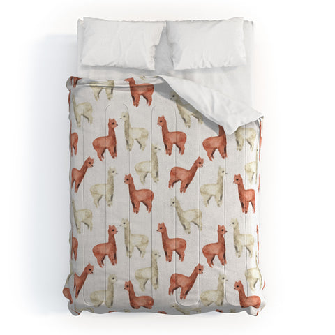 Wonder Forest Allover Alpacas Comforter