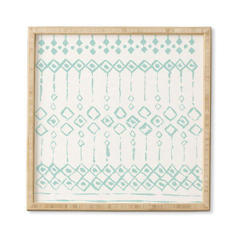 Wonder Forest Boho Loco Blue Framed Wall Art