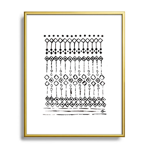 Wonder Forest Boho Loco Metal Framed Art Print