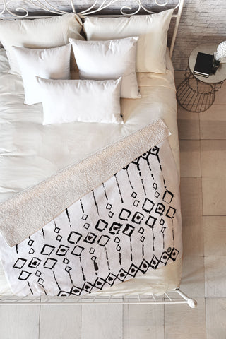 Wonder Forest Boho Loco Fleece Throw Blanket