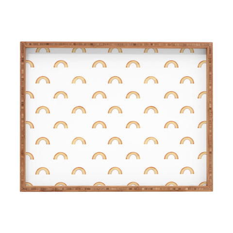 Wonder Forest Boho Rainbows Rectangular Tray