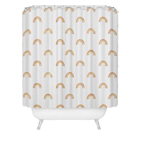 Wonder Forest Boho Rainbows Shower Curtain