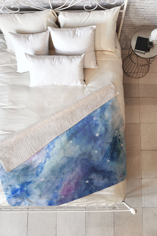 Wonder Forest Connecting Stars Fleece Throw Blanket