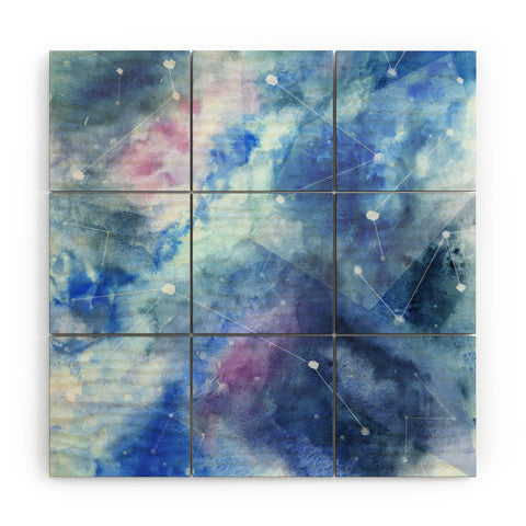 Wonder Forest Connecting Stars Wood Wall Mural