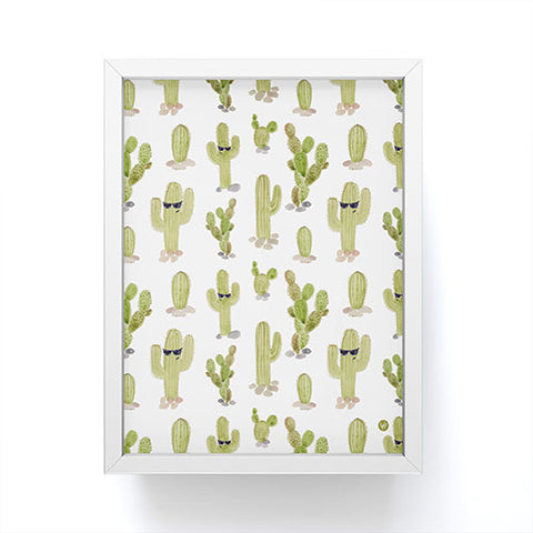 Wonder Forest Cool Cacti Framed Mini Art Print