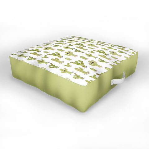 Wonder Forest Cool Cacti Outdoor Floor Cushion