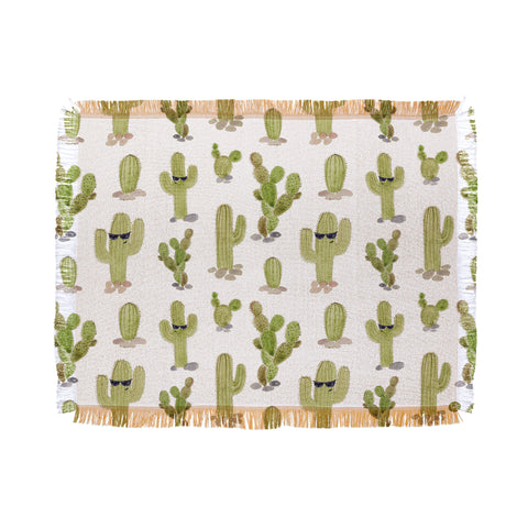 Wonder Forest Cool Cacti Throw Blanket