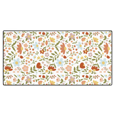 Wonder Forest Cottagecore Florals Desk Mat