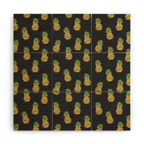 Wonder Forest Dark Pineapple Express Wood Wall Mural