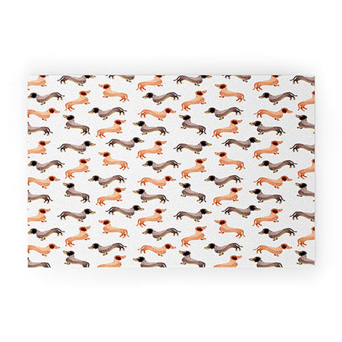 Wonder Forest Darling Dachshunds Welcome Mat