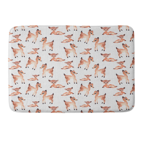Wonder Forest Darling Deer Memory Foam Bath Mat