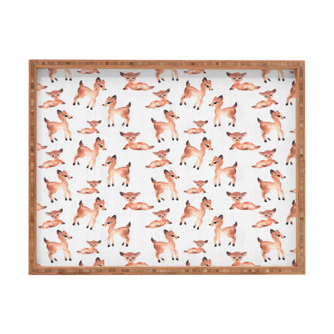 Wonder Forest Darling Deer Rectangular Tray