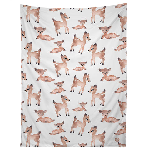 Wonder Forest Darling Deer Tapestry