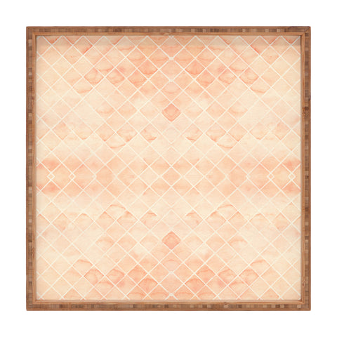 Wonder Forest Diamond Watercolor Grid Square Tray