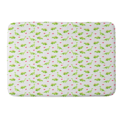 Wonder Forest Dinosaur Love Memory Foam Bath Mat