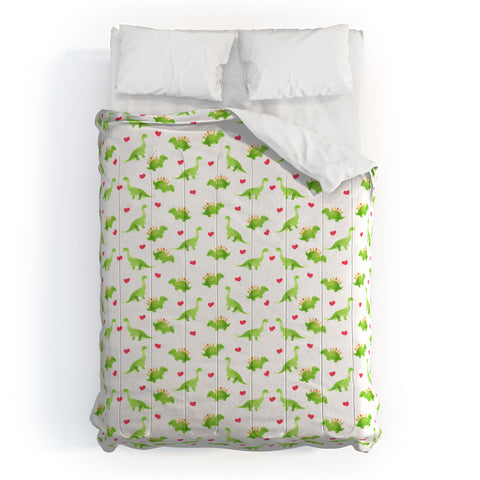 Wonder Forest Dinosaur Love Comforter