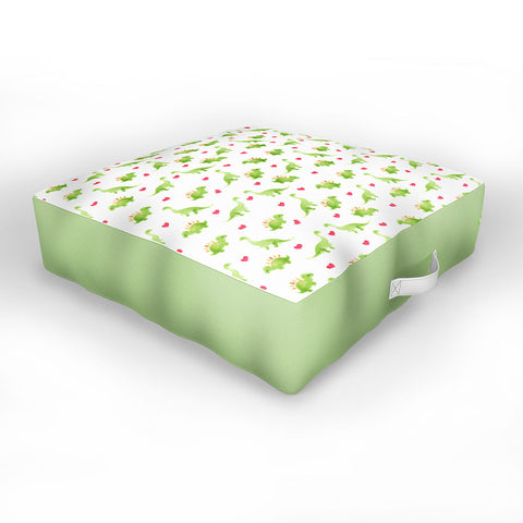 Wonder Forest Dinosaur Love Outdoor Floor Cushion