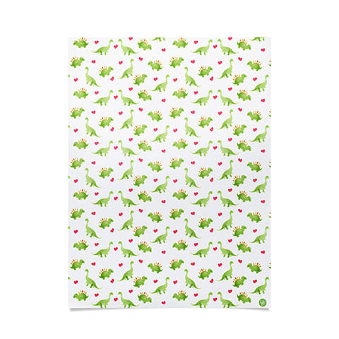 Wonder Forest Dinosaur Love Poster